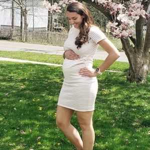 Pink Blush Maternity Dress